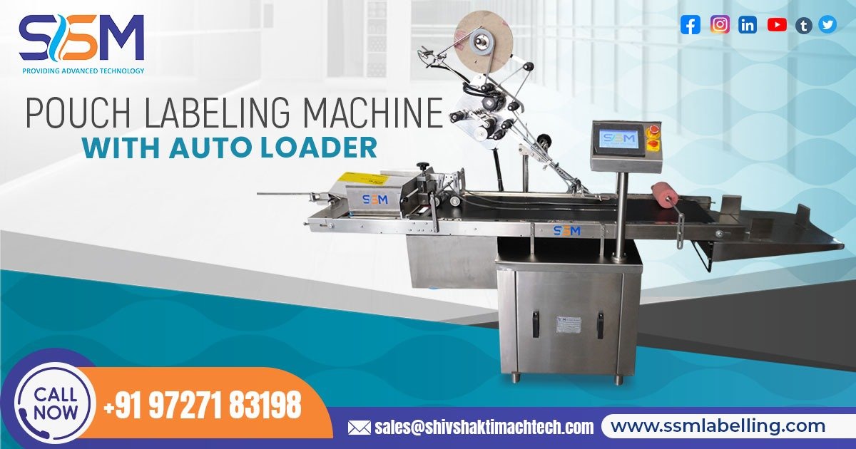 Pouch Labeling Machine with Auto Loader