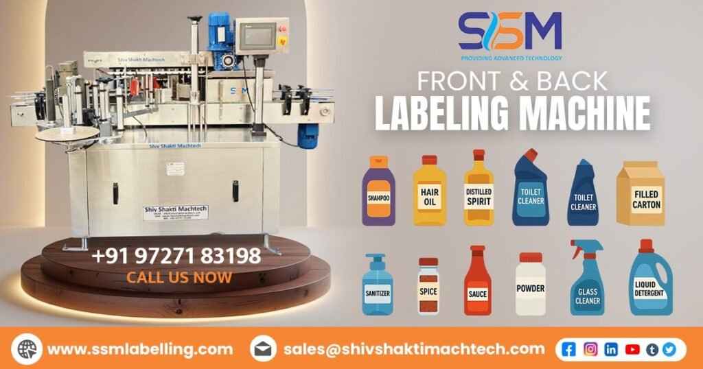 Front and Back Labeling Machine in Zambia