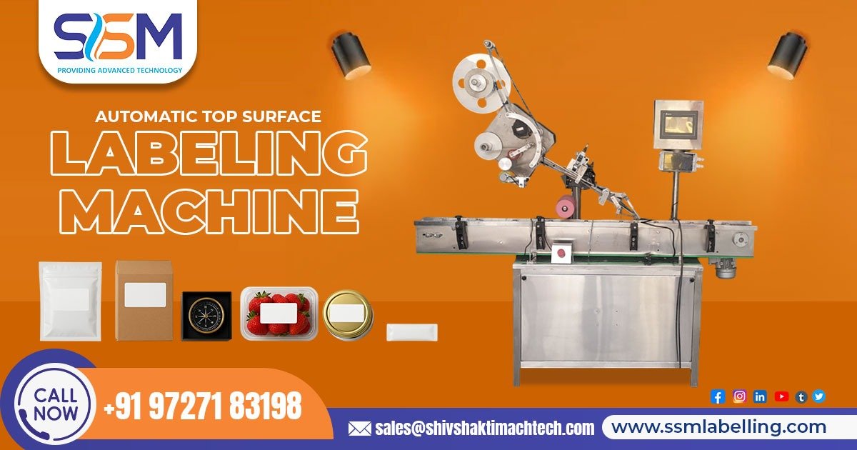 Automatic Top Surface Labeling Machine in Middle-East Countries