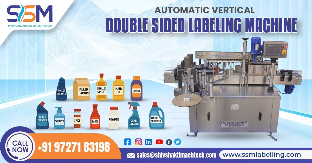Automatic Vertical Double-Sided Labeling Machine in Middle-East Countries
