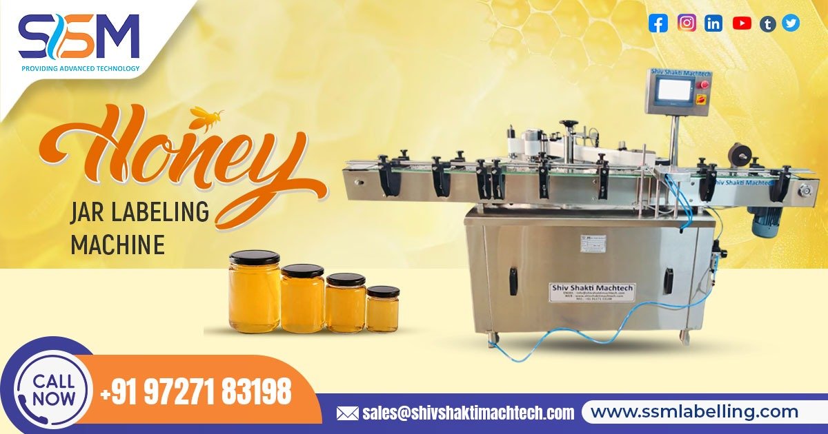 Honey Jar Labeling Machine in Africa