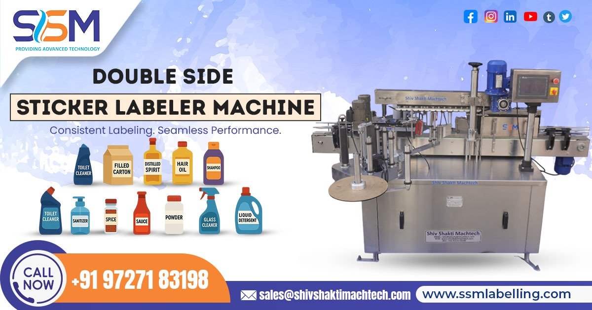 Double Side Sticker Labeler Machine in Africa