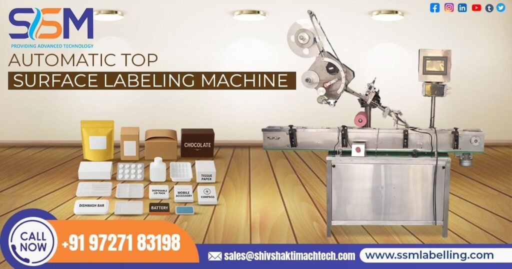 Automatic Top Surface Sticker Labeling Machine in South Africa