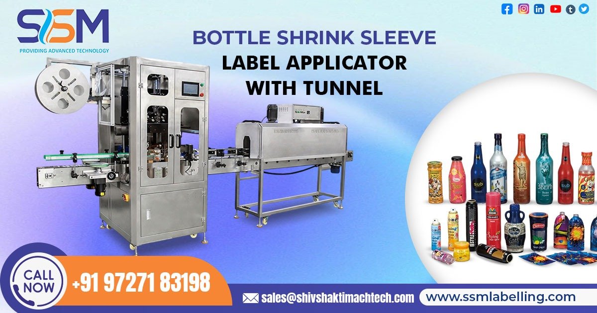 Bottle Shrink Sleeve Label Applicator with Tunnel in South Africa