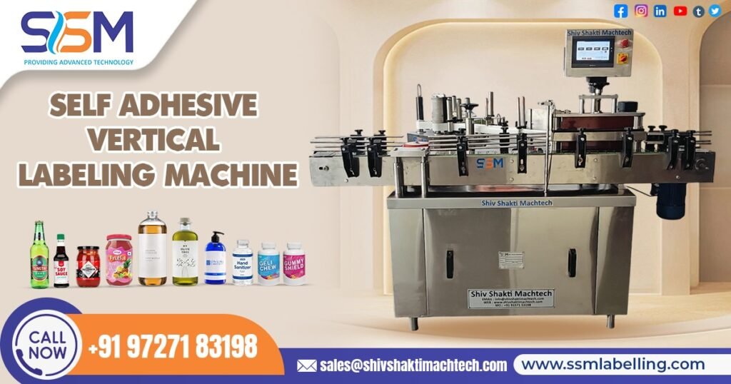 Self Adhesive Vertical Labelling Machine