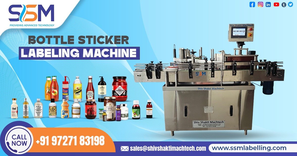Bottle Sticker Labelling Machine