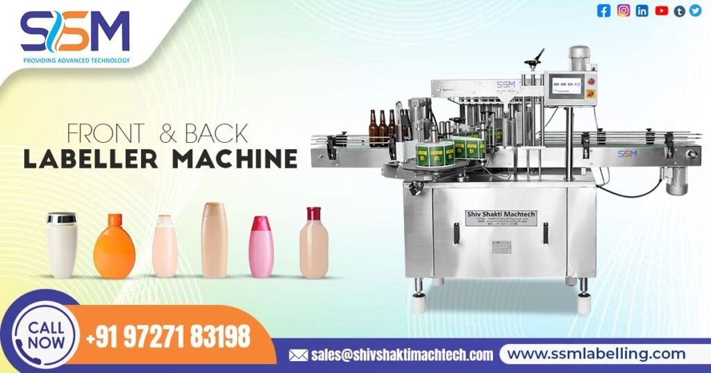 Front Back Labeller Machine in UAE