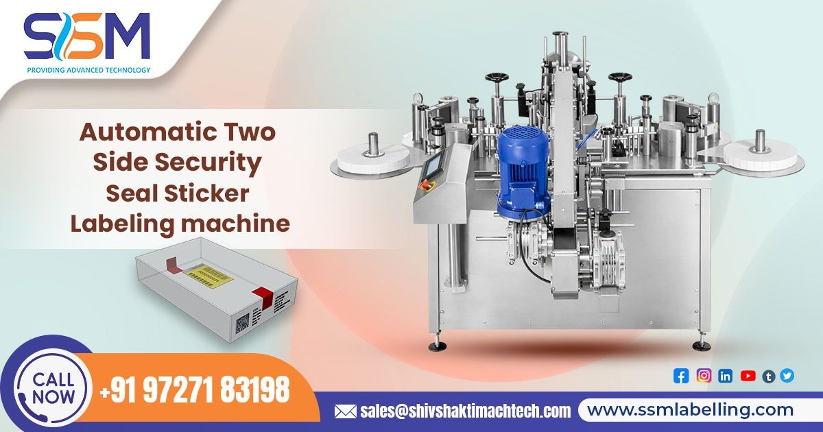 Automatic Two Side Security Seal Sticker Labelling Machine