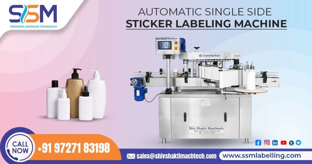 Automatic Single Side Sticker Labelling Machine
