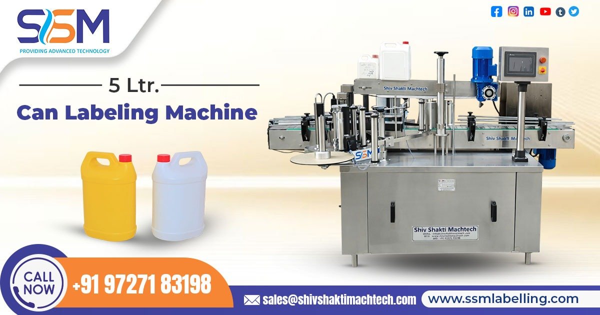 5L Can Labeling Machine