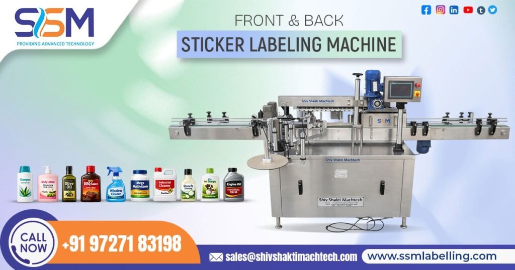 Front and Back Sticker Labeling Machine