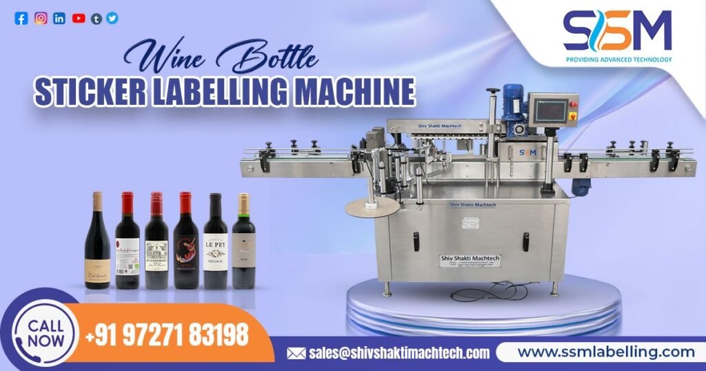 Wine Bottle Sticker Labelling Machine in Tanzania
