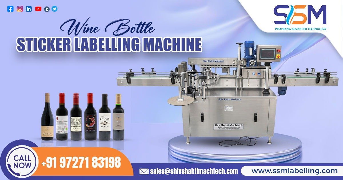 Wine Bottle Sticker Labelling Machine in Tanzania