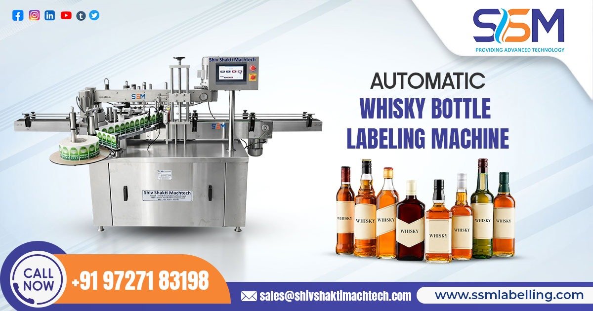 Automatic Whisky Bottle Labeling Machine in Tanzania