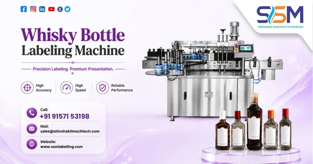 Whisky Bottle Labeling Machine in Tanzania