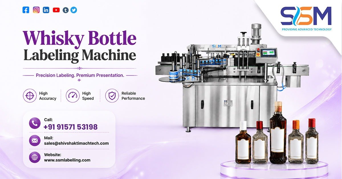 Whisky Bottle Labeling Machine in Tanzania